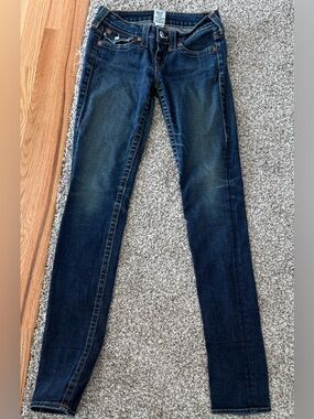 True Religion Julie Skinny Low Rise jJans - Size 27